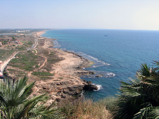 Nahariyya coastline